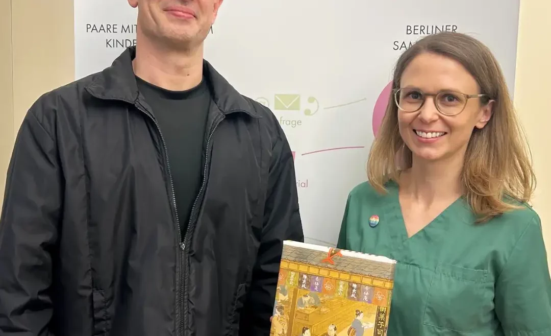 Prof. Tobias Bauer and Ann-Kathrin Klym